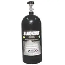 Zex 10 Lb Blackout Nitrous Bottle With Integrated Valve 1