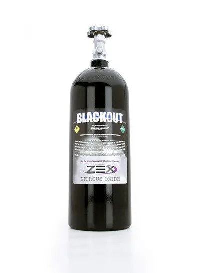 Zex 5-Pound Nitrous Bottle With Blackout Valve Assembly 1