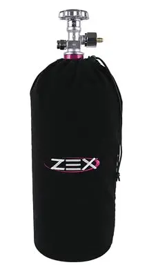 Zex Black Velvet Nitrous Bottle Bag – Fits 10 Lb Cylinders 1