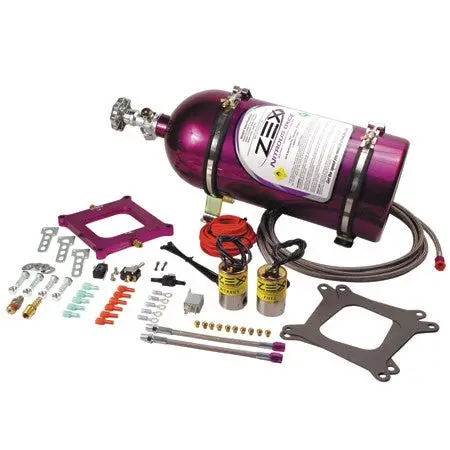 Zex Dominator Perimeter Plate Nitrous System – Square Flange, Four-Barrel Carburetor 1