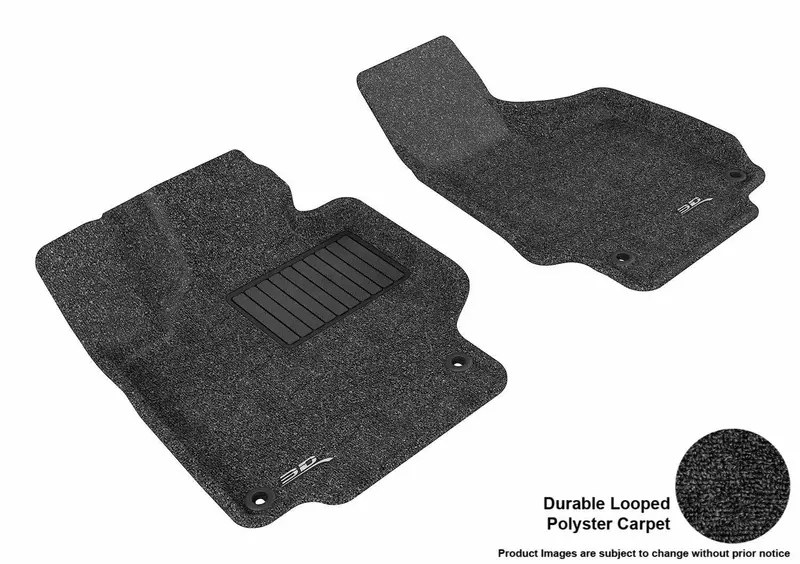 3D Maxpider Classic Black Front Floor Mats (2-Piece Set) – Limited Stock 1
