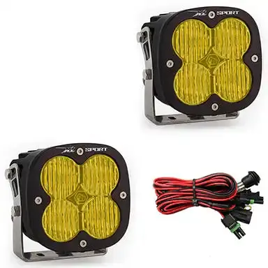 Baja Designs 567815 Xl Sport Amber Led Light Pod Pair – Wide Cornering Beam 1