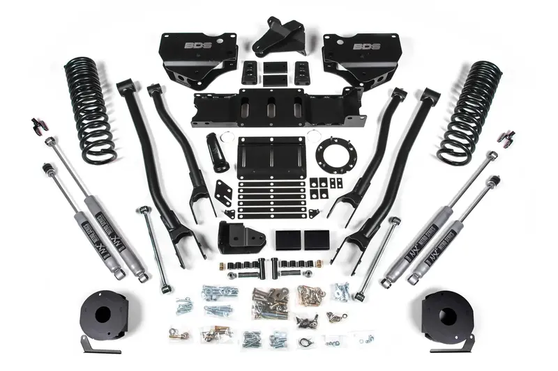 Bds Suspension 5.5-Inch 4-Link Rear Lift System With Air Ride Nx2 Shocks For 2019–2022 Ram 2500 1
