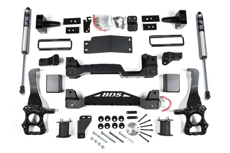 Bds Suspension 573Fs 6-Inch Lift Block Kit For 2009–2013 Ford F-150 4Wd 1