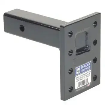 B&W Heavy-Duty 16,000-Lb Pintle Hook Plate – 6-Hole, Dual-Position Mounting 1
