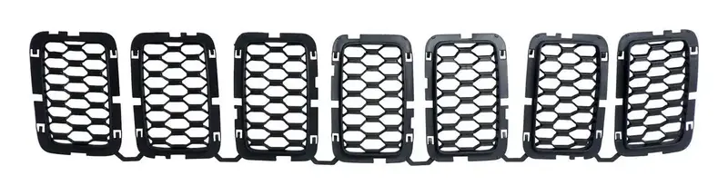 Crown Automotive Honeycomb Grille Insert 68317863Aa – Black Replacement For 2016–2019 Jeep Grand Cherokee Wk 1