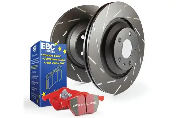 Ebc S4Kf1027 Slotted Brake Rotors – Aerodynamically Tuned Slot Design For Quiet Operation 1