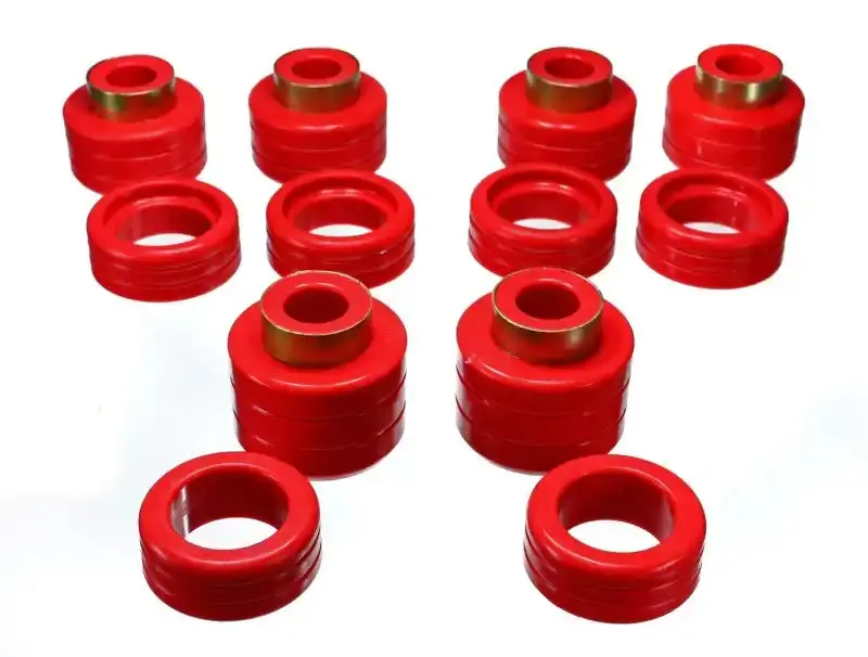 Energy Suspension Red Polyurethane Body Mount Kit For Chevy Pickups 1