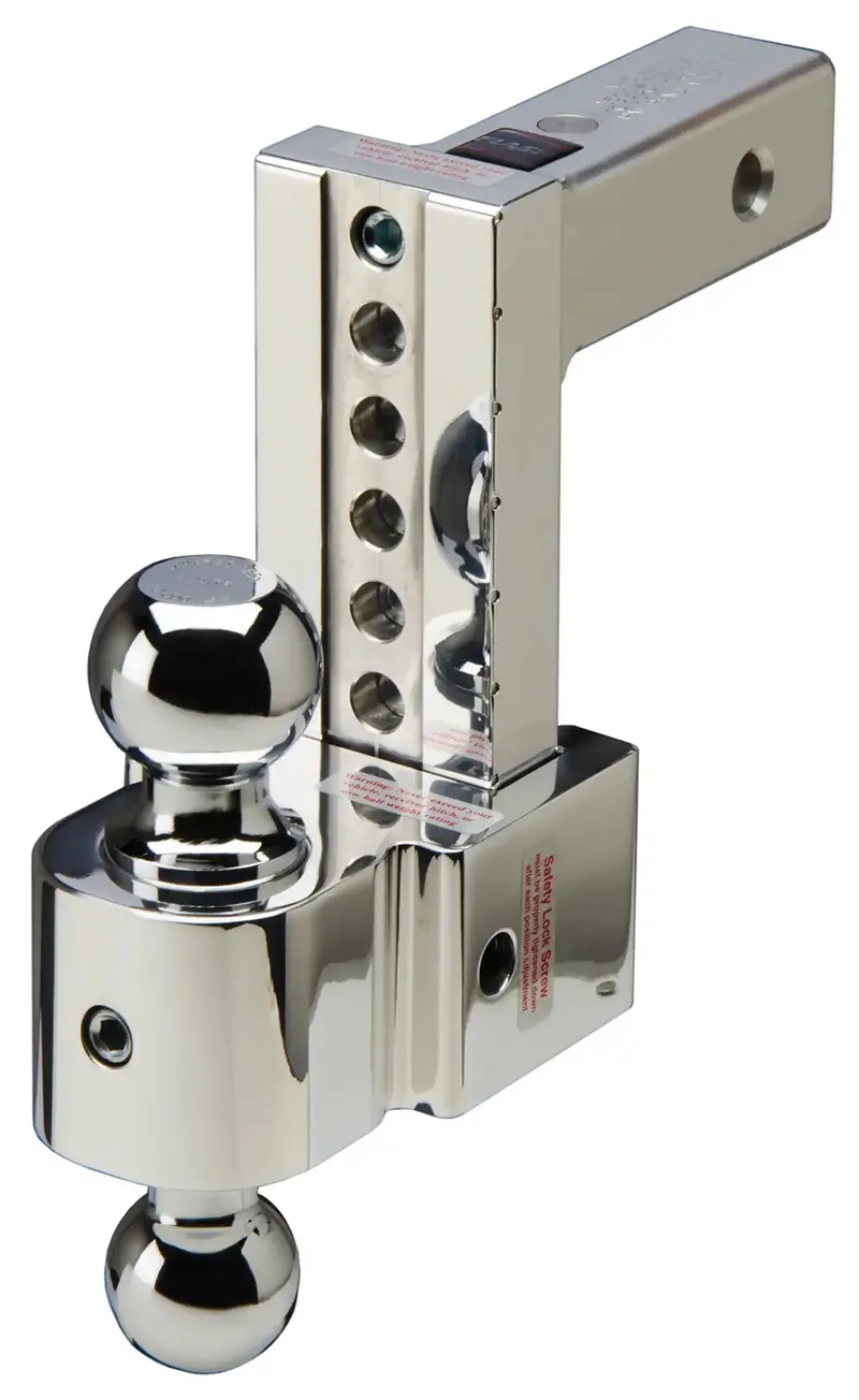 Fastway Flash 6 Silent Tow Hitch System – Dual-Shank Trailer Coupler With Dual 2-5/16" Stainless Steel Balls 1