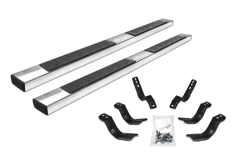 Go Rhino Xtreme Ii Side Step Kit – 6-Inch Wide Oe-Style Steps With Mounting Hardware For Diesel Trucks (Model #6862404080Ps) 1