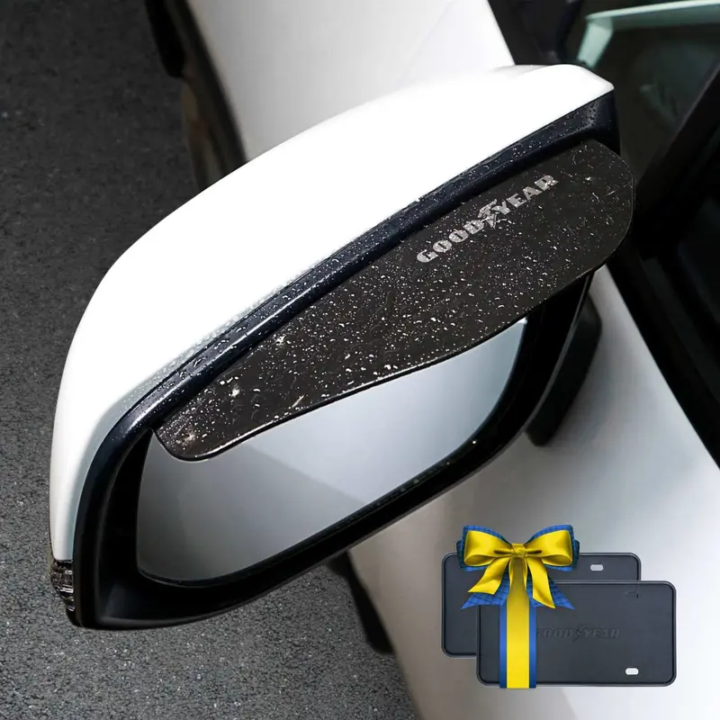 Goodyear Gy003798 Mirror Guard Set – Rear Side View Protection (2-Pack) 1