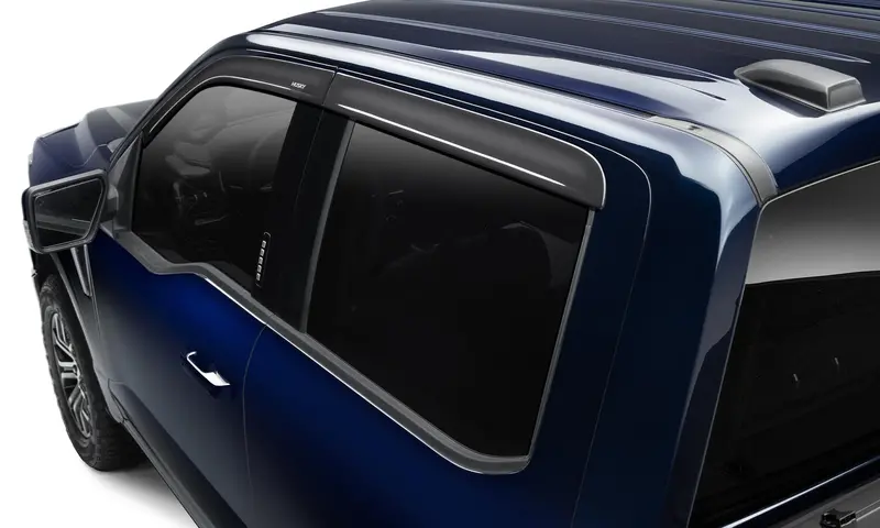 Husky Liners Low-Profile Smoke Vent Visors – 4-Piece Outside-Mount Deflector Set (Model #2854009) 1