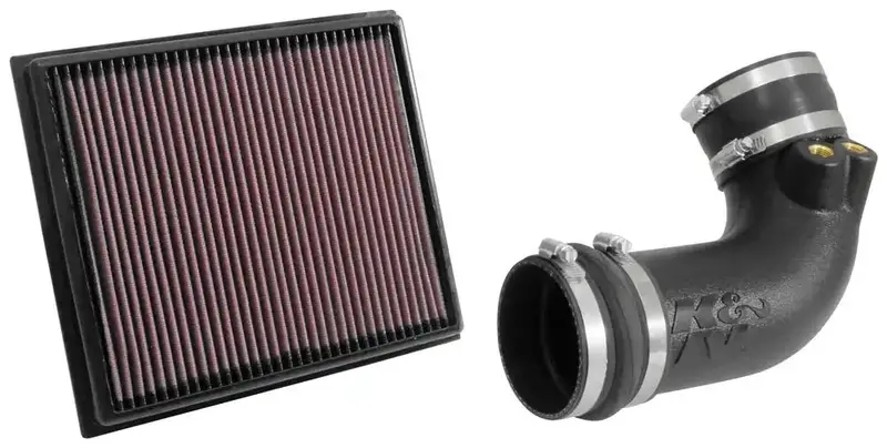 K&N 63-9038 High-Flow Cold Air Intake System – Optimized For Power And Filtration 1