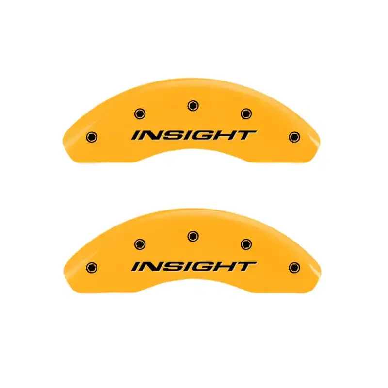 Mgp Front Caliper Cover Set – Insight Yellow Finish With Black Chrome Detailing 1