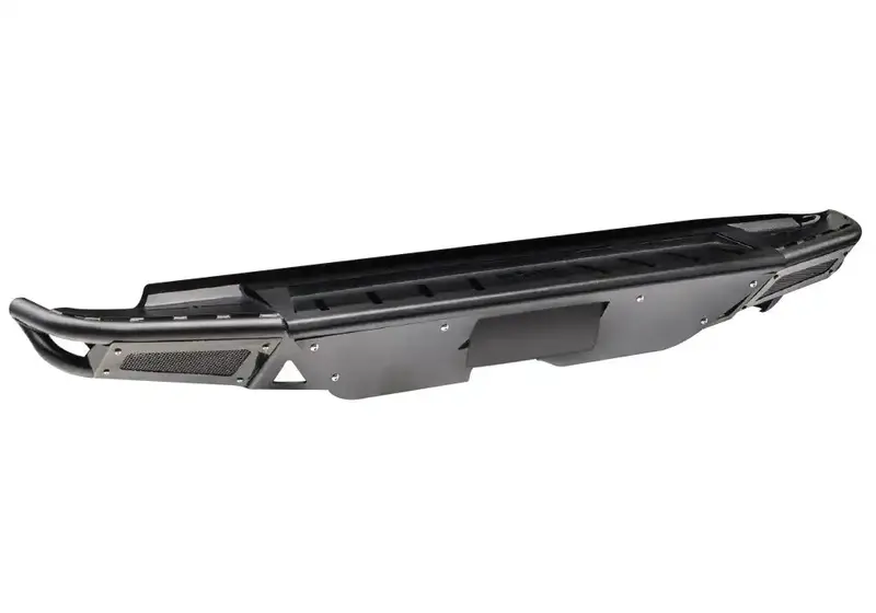 N-Fab F15Rbs-H Gloss Black Rear Bumper For 2015–2021 Ford F-150 (Non-Raptor) With Factory Hitch 1