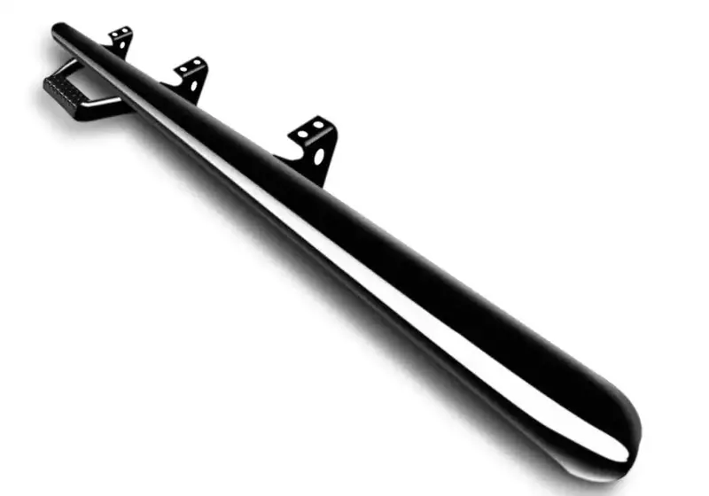 N-Fab T0766Rc Nerf Step Bars – 3-Inch Black Powder-Coated Tubing For Wheel-To-Wheel Access 1