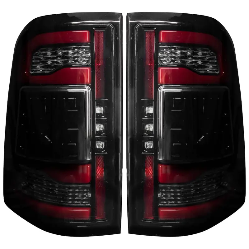Recon 264338Ledbk Oled Tail Light – Black Housing With Dynamic Led Lighting For 2019–2024 Ram 1500 1
