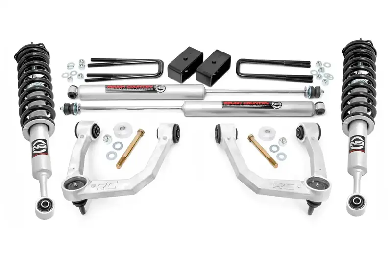 Rough Country 74231 3.5-Inch Bolt-On Lift Kit With N3 Shocks – Front & Rear 1