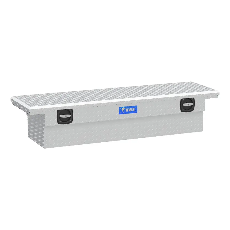 Uws Ec10001 Crossover Toolbox – Bright Aluminum, Low-Profile Design With Secure Locking Lid 1