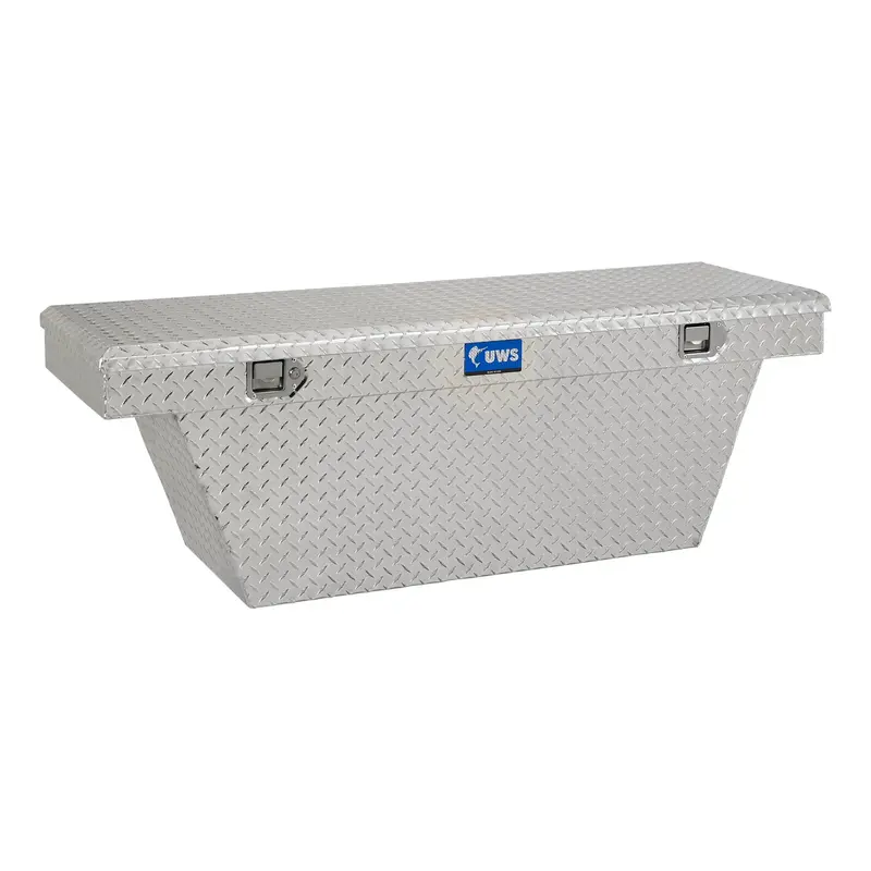 Uws Ec10671 Heavy-Duty Bright Aluminum Angled Crossover Truck Toolbox (60-Inch Deep) 1