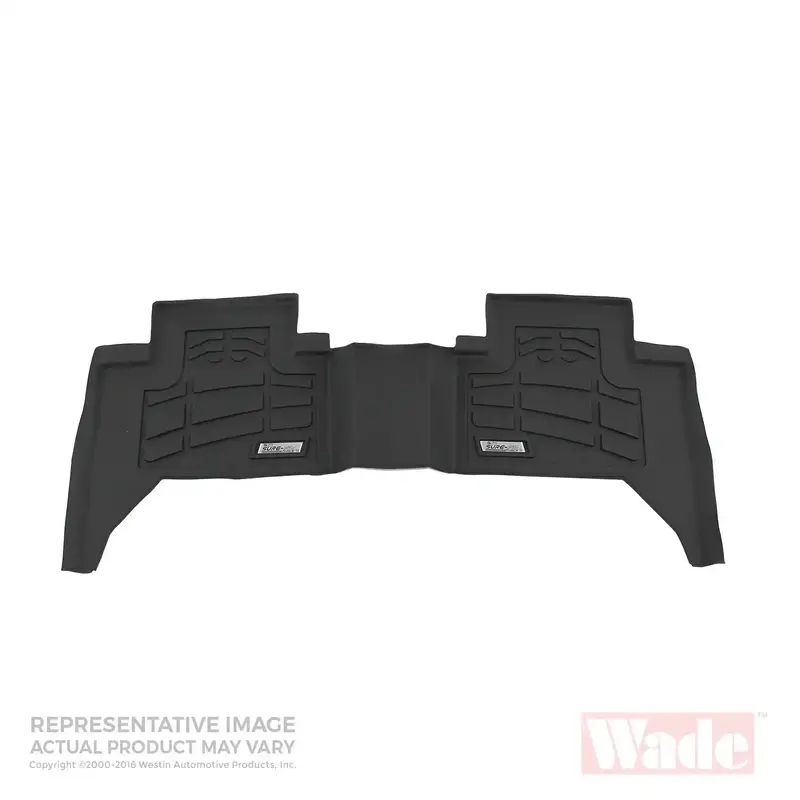 Westin 72-113022 Sure-Fit Floor Liner – Black Rear Mat For Super Cab Extended Cab Trucks 1